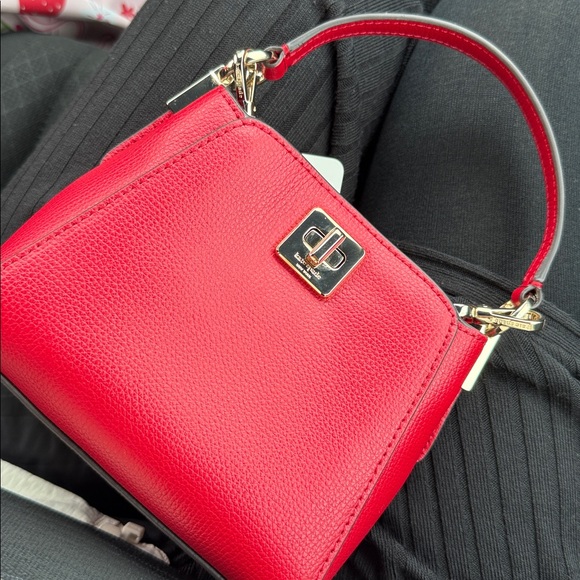 Kate Spade ♠️ Phoebe Mini Top Handle Crossbody Perfect Cherry; Like New! - Picture 7 of 8